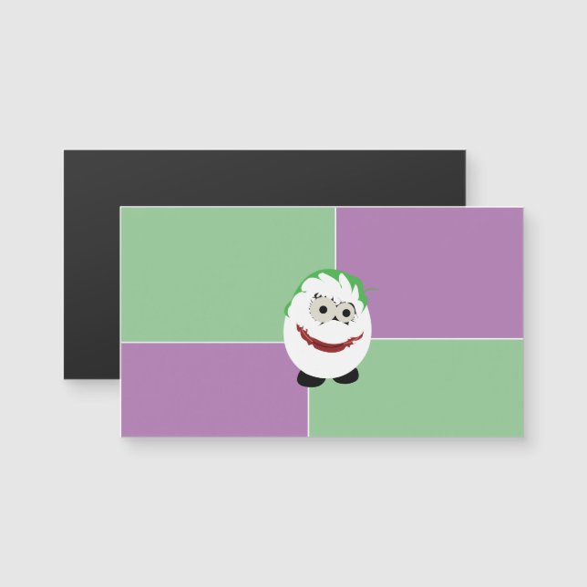 Joker Egg Magnetic Affärskorts (Fram/baksida)