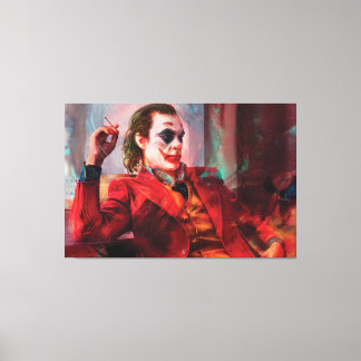 joker-film Premium Wrapped Canvas (glans)