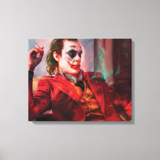 joker-film Premium Wrapped Canvas (glans)