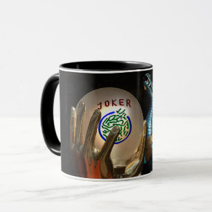 Joker för Mah Jongg och drakemugg Mugg
