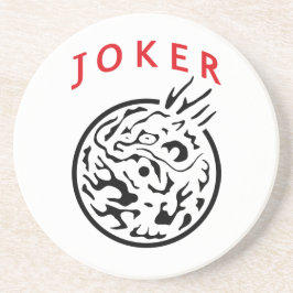 Joker för Mah Jongg Underlägg Sandsten