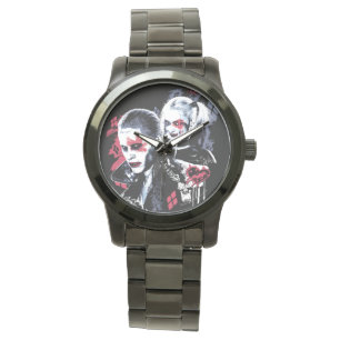 Joker för självmordSquad & Harley målade Armbandsur
