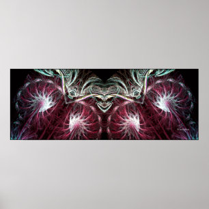 Joker Fractal Art Poster