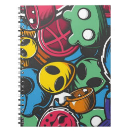 Joker Graffiti Anteckningsbok