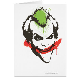 Joker Graffiti Hälsningskort