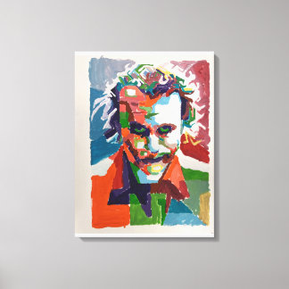 Joker Handmålad av Mark Elsen Canvastryck