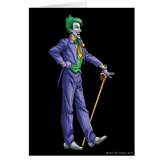 Joker-högerna ser ut hälsningskort (Framsidan)