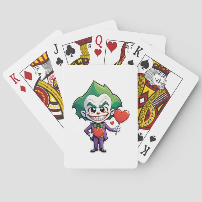 Joker i kärlek casinokort (Baksidan)