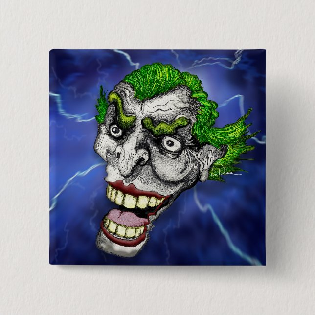 Joker Jester i en åskstorm av Doug LaRue Knapp (Framsida)