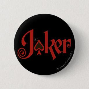 Joker-Logotypen för spelkort Knapp