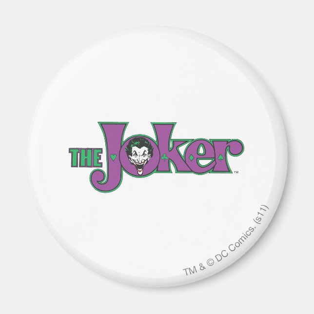 Joker-Logotypen Magnet (Framsidan)