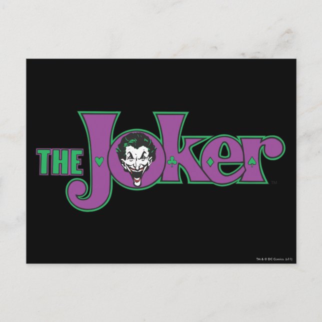 Joker-Logotypen Vykort (Framsida)