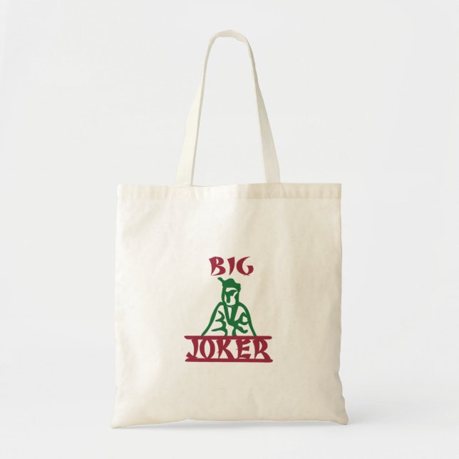 Joker Mah Jong Tote Tygkasse (Framsidan)