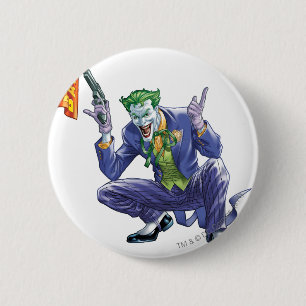 Joker med falska vapen knapp