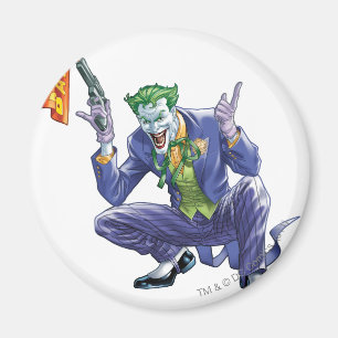 Joker med falska vapen magnet