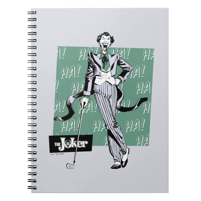 Joker med Golf-Klubb Anteckningsbok (Framsidan)