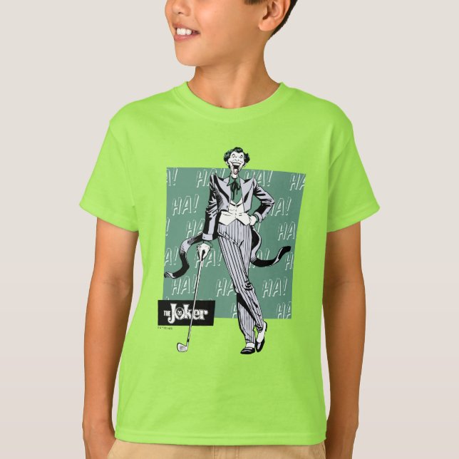 Joker med Golf-Klubb T Shirt (Framsida)