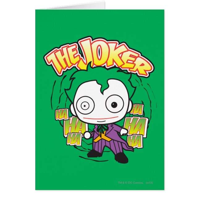 Joker - Mini Hälsningskort (Framsidan)