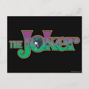 Joker Namn Logotypen Vykort