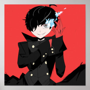 joker persona 5 art poster utskrift