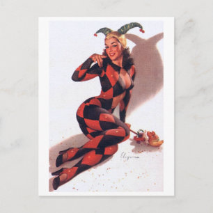 Joker Pin Up Vykort