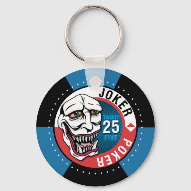 Joker Poker-nyckelkedja Nyckelring (Framsida)