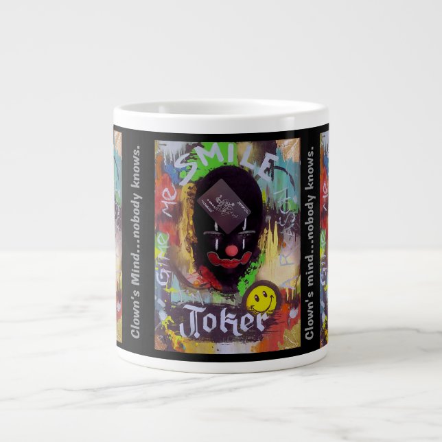 Joker Pop Art Specialmugg Jumbo Mugg (Framsidan)