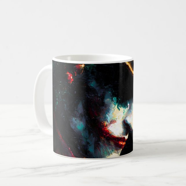 Joker Porträtt Kaffemugg (Framsida vänster)