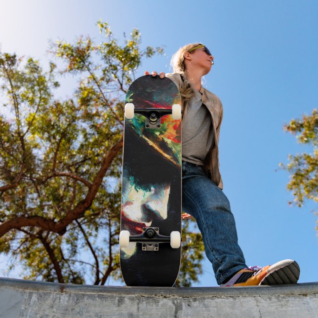 Joker Porträtt Mini Skateboard Bräda 18,5 Cm (Utomhus 1)