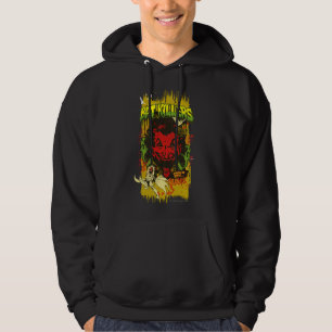 Joker Retro Tecknad Bok Montage Hoodie