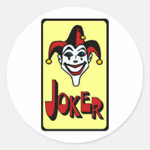 Joker Runt Klistermärke