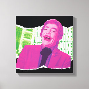 Joker Scrapbook Laugh Canvastryck
