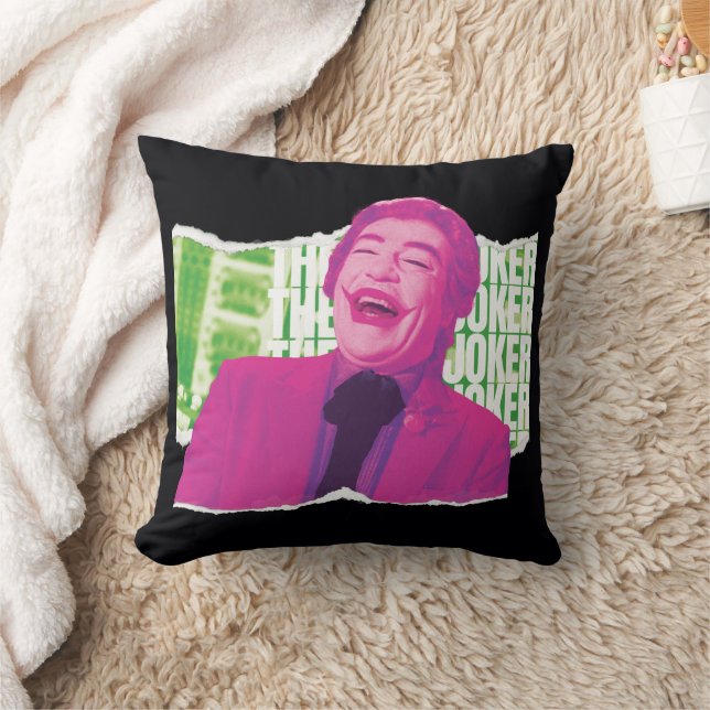 Joker Scrapbook Laugh Kudde (Filt)