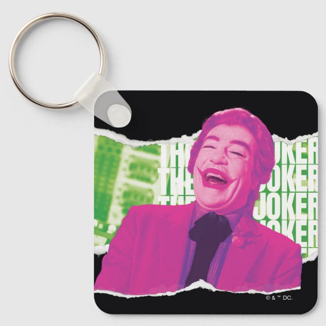 Joker Scrapbook Laugh Nyckelring (Framsida)