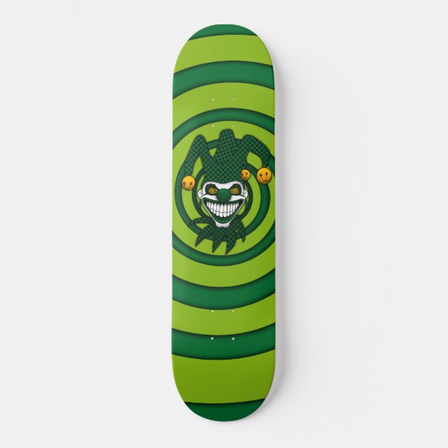Joker Skateboard (Grön) (Framsida)