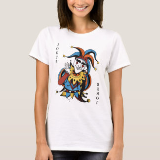 Joker-spelkort Halloween-kostym T Shirt
