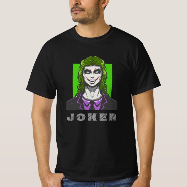 joker t-shirt för manar (Framsida)