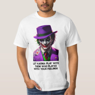JOKER T-SHIRT-UTFORMNINGEN MED ALLA STORLEKA T SHIRT