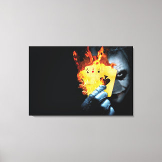 joker tecknad Premium lindad canvas (glans)
