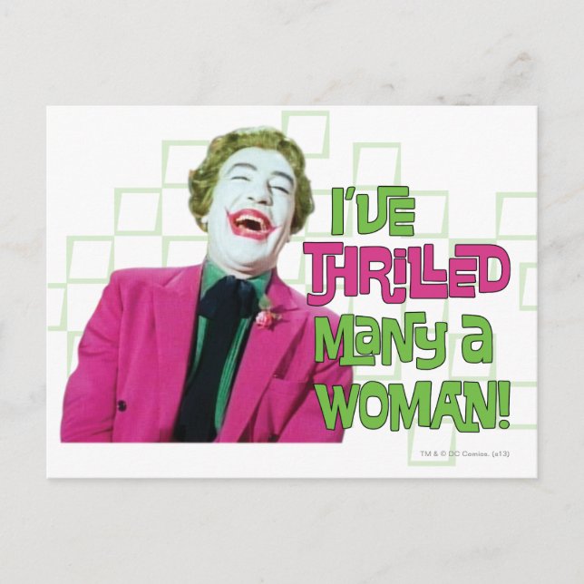 Joker - Thrill Vykort (Framsida)