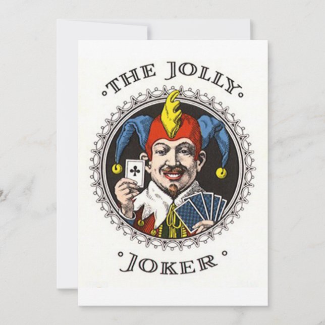 Joker-uppspelningsgrafik Julkort (Framsida)