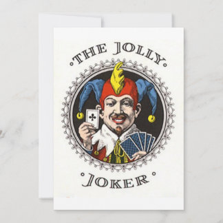 Joker-uppspelningsgrafik Julkort
