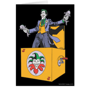 Joker ut ur lådan hälsningskort