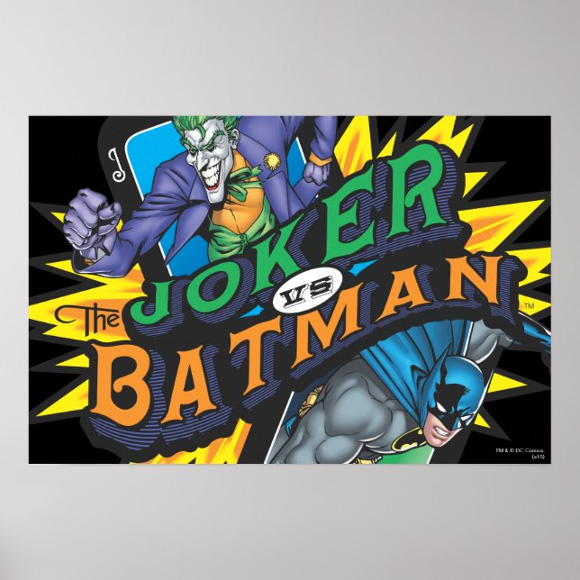 Joker Vs Batman Poster (Framsidan)