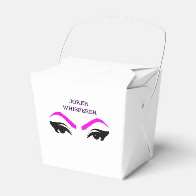 JOKER WHISPERER FAVOR BOX PRESENTASKAR (Framsidan Sidan)
