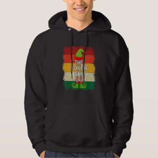 Jokerälva Matchande Grupp Julfest Pyjamas Hoodie