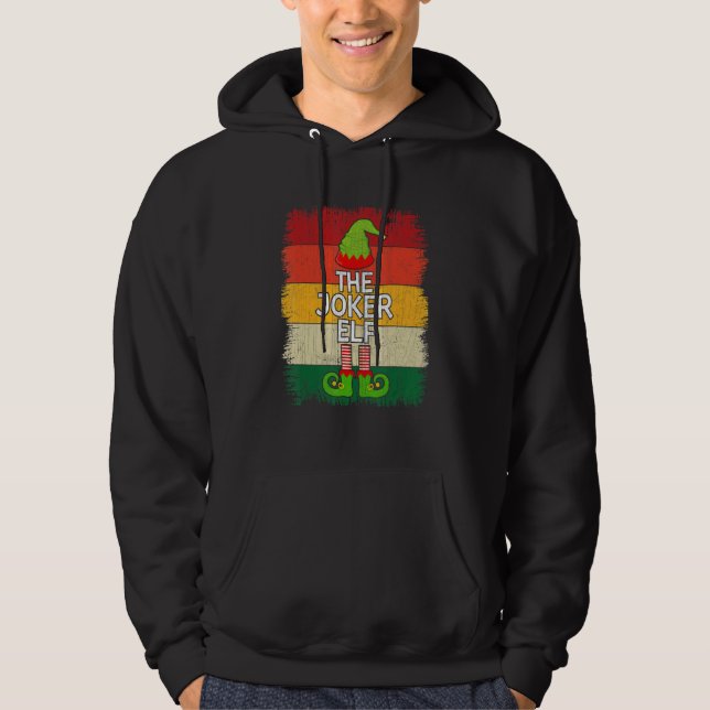 Jokerälva Matchande Grupp Julfest Pyjamas Hoodie (Framsida)