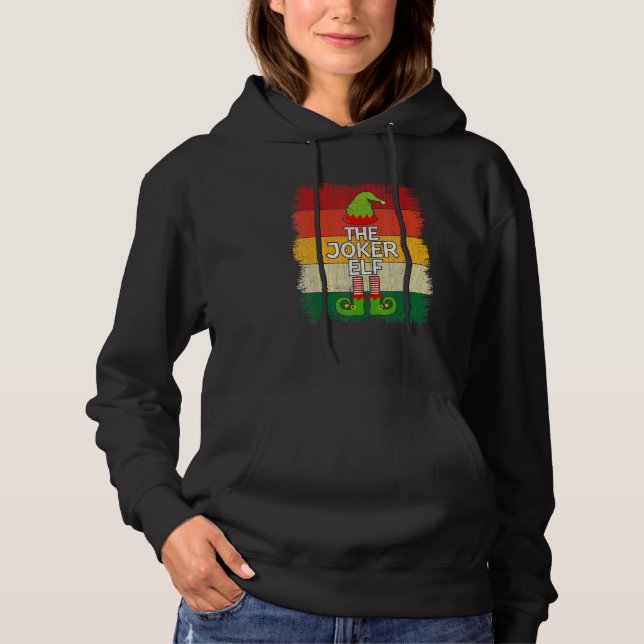 Jokerälva Matchande Grupp Julfest Pyjamas T Shirt (Framsida)