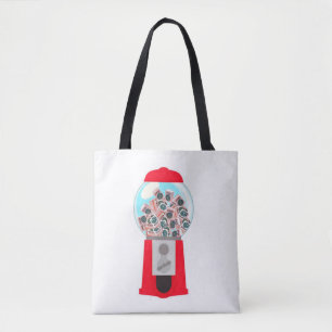 Jokerball Gum Maskin Tote Tygkasse