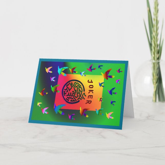 Jokeren drömm Notecards Kort (Framsida)